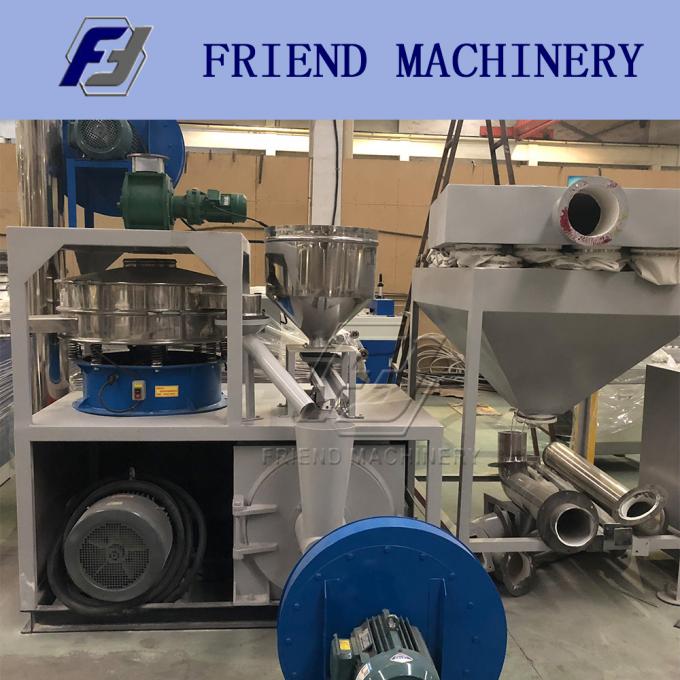 Máquina plástica del pulverizador de 500kg/H 3700rpm del pedazo hermético del PVC 0