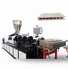 Un buen precio. extrusor gemelo de Wpc del tornillo del plasticization del polvo del madera-plástico PE en línea