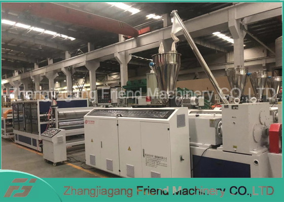 Un buen precio. alimentación cuantitativa de 1100m m ASA Plastic Profile Production Line en línea