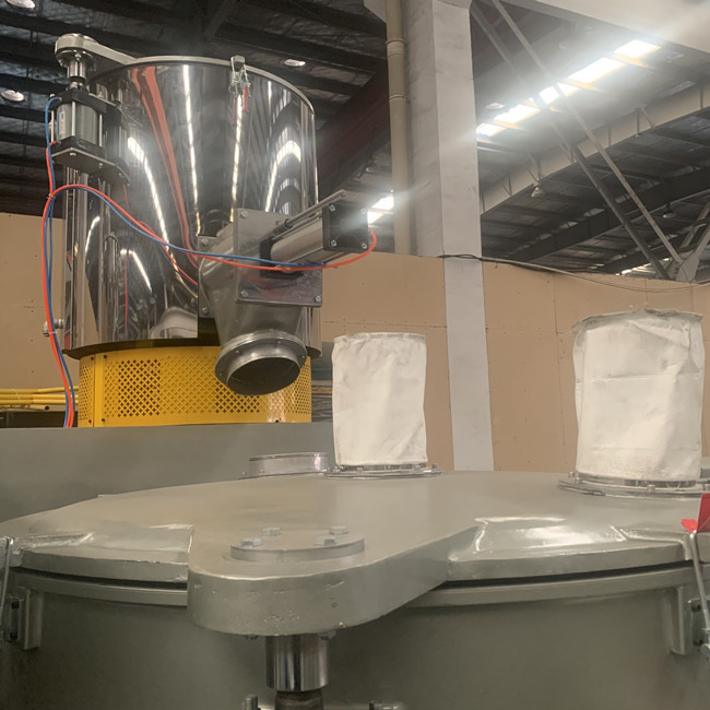 Calefacción que refresca capacidad vertical de la máquina 200kg/h del mezclador del PVC 1
