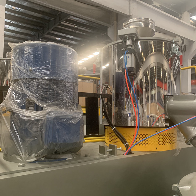 300/600 calefacción y máquina plástica de acero caliente de mezcla fría del mezclador de la resina del PVC 2