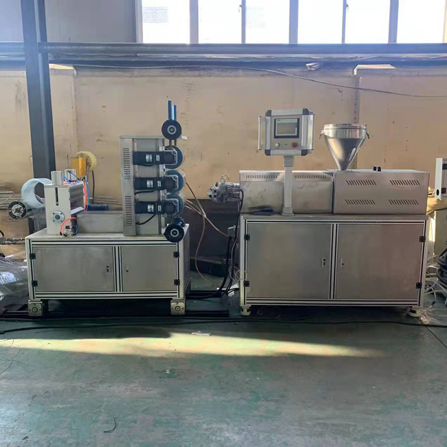 línea plástica resistente de la protuberancia del laboratorio del tornillo WPC de 35m m de agua 3